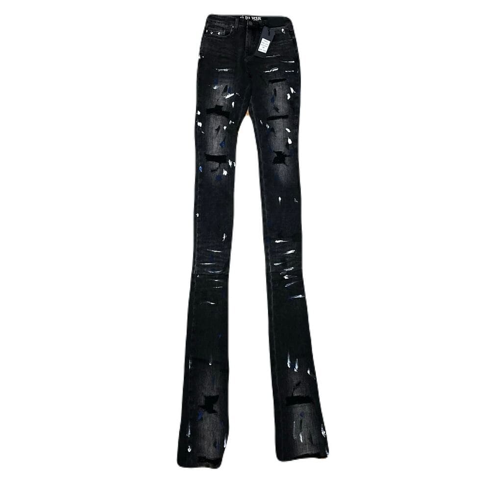 Si Tu Veux Marc Jeans Black Wash Superstack Mens Size 42 - Thumbnail 5