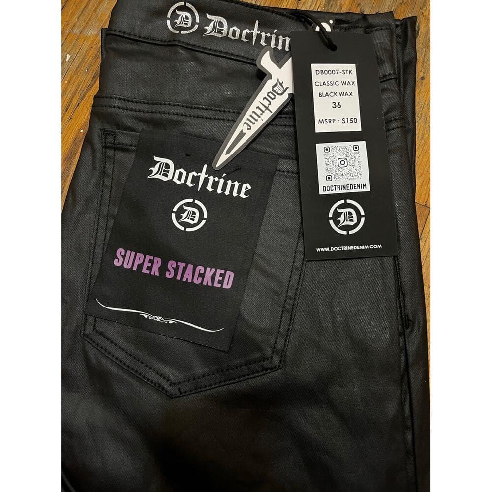 Doctrine Classic Wax Black Wax Superstack Size 36 - Thumbnail 3