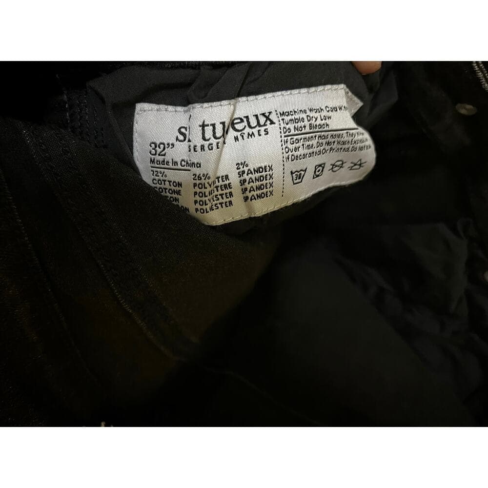 Si Tu Veux Marc Jeans Black Wash Superstack Mens Size 32 - Thumbnail 4