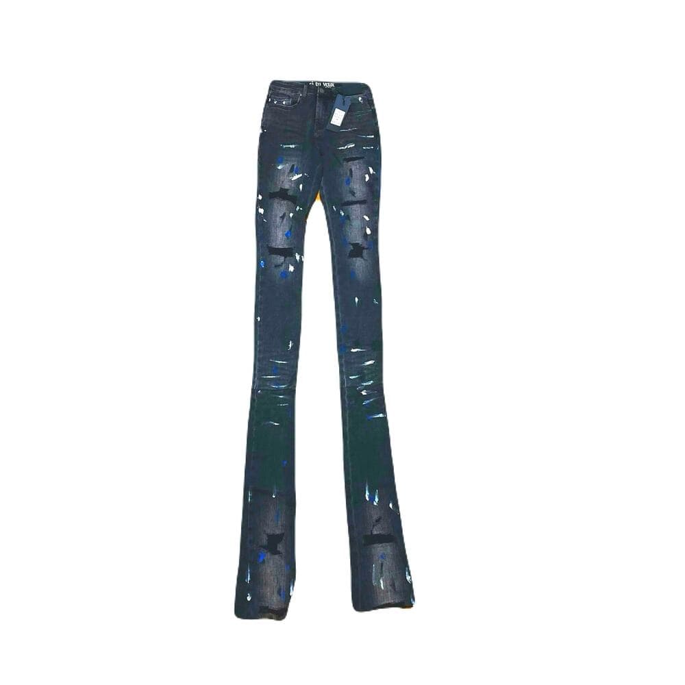 Si Tu Veux Marc Jeans Black Wash Superstack Mens Size 32 - Thumbnail 5