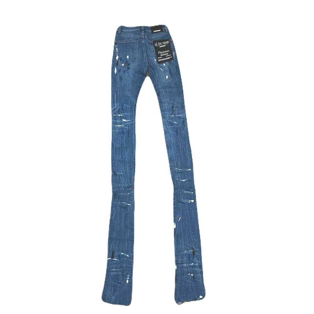 Si Tu Veux Marc Jean Indigo Wash Size 28 - Thumbnail 2