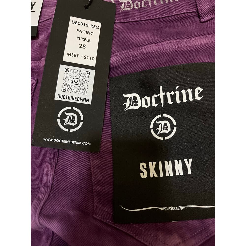 Doctrine Pacific Purple Superstack Men’s Jean’s Size 30 - Thumbnail 3