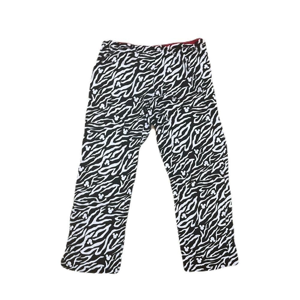 Disney zebra Mickey Mouse sleepwear Kids Size 12/14 - Thumbnail 2