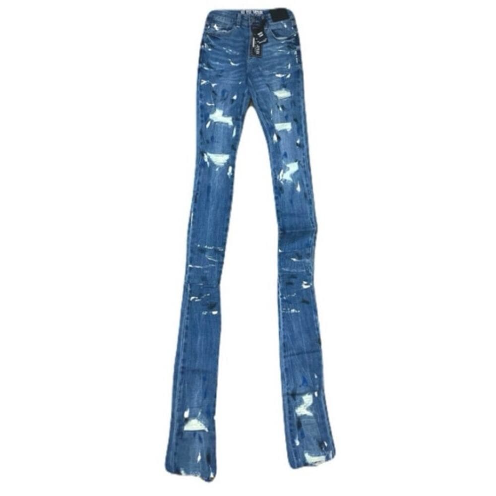 Si Tu Veux Marc Jean Indigo Wash Size 30 - Thumbnail 6
