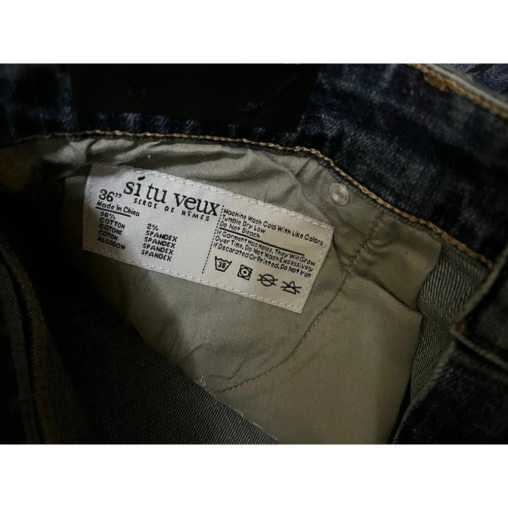 Si Tu Veux Marc Jean Indigo Wash Size 36 - Thumbnail 4