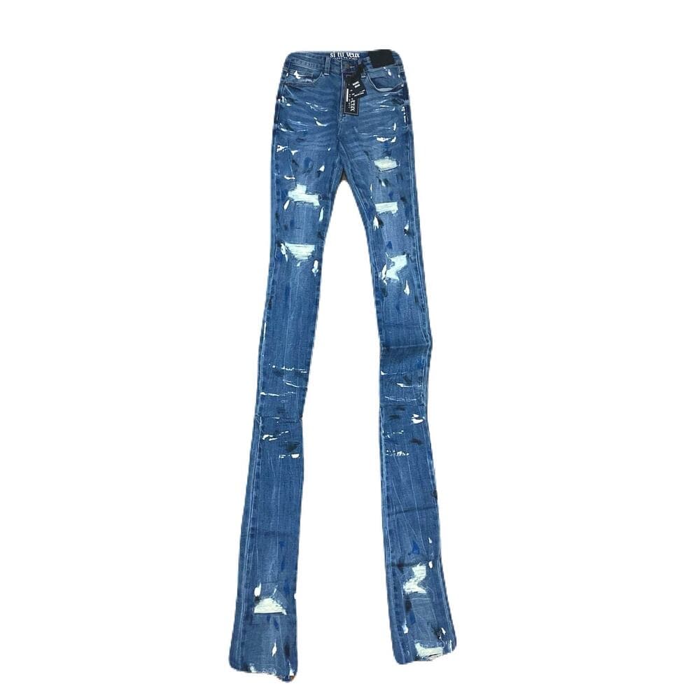 Si Tu Veux Marc Jean Indigo Wash Size 28 - Thumbnail 6