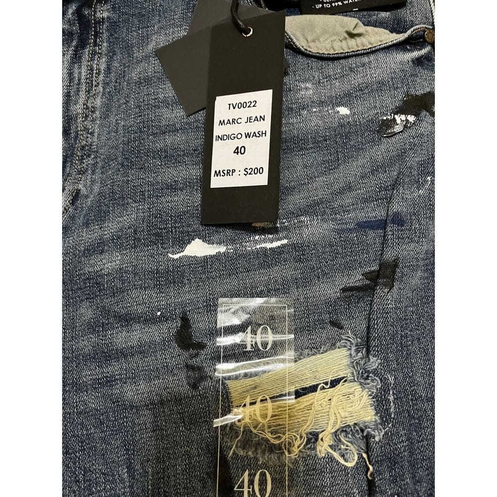 Si Tu Veux Marc Jean Indigo Wash Size 40 - Thumbnail 4