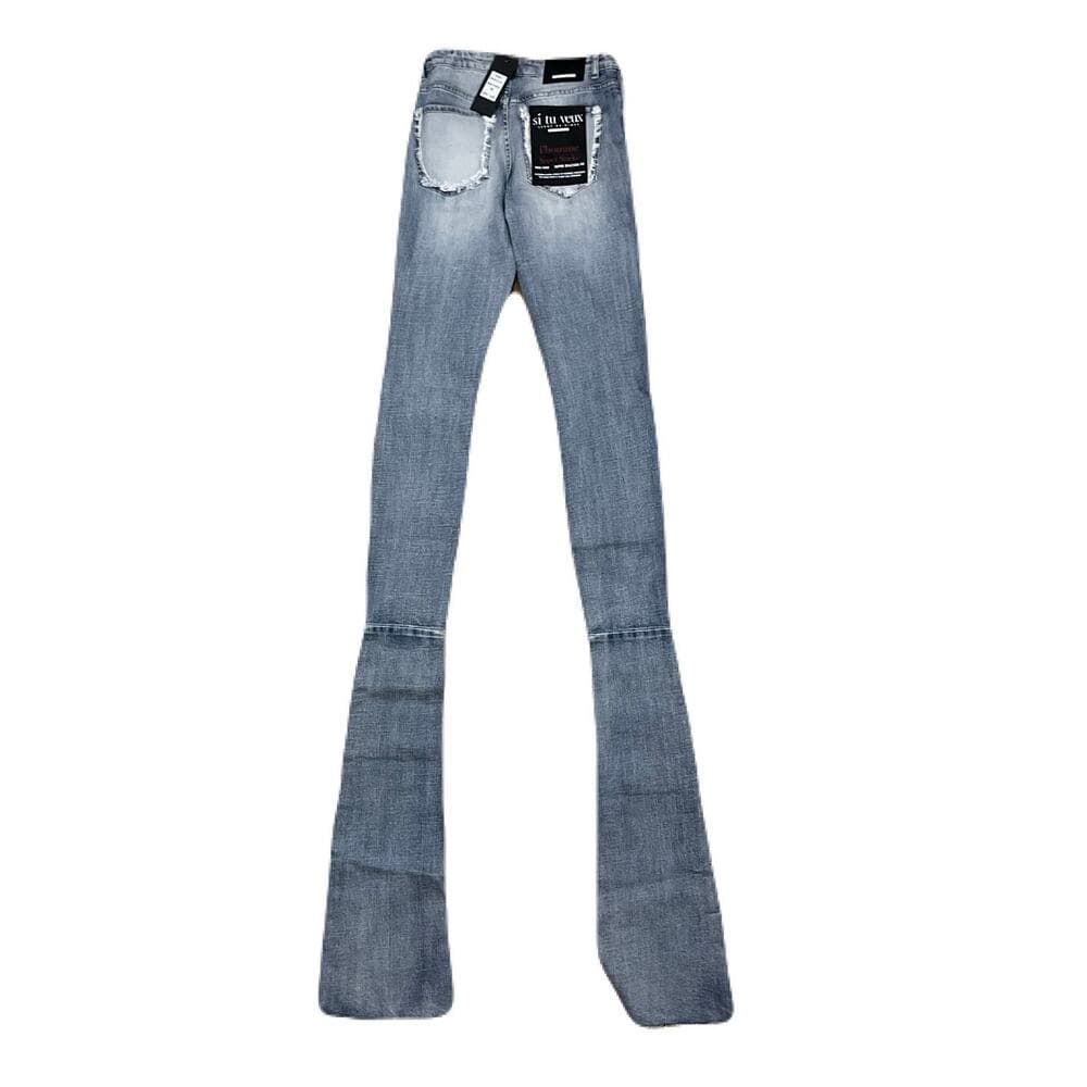 Si Tu Veux Brutini’23 Jeans Indigo Wash Mens Superstack Size 38 - Thumbnail 2