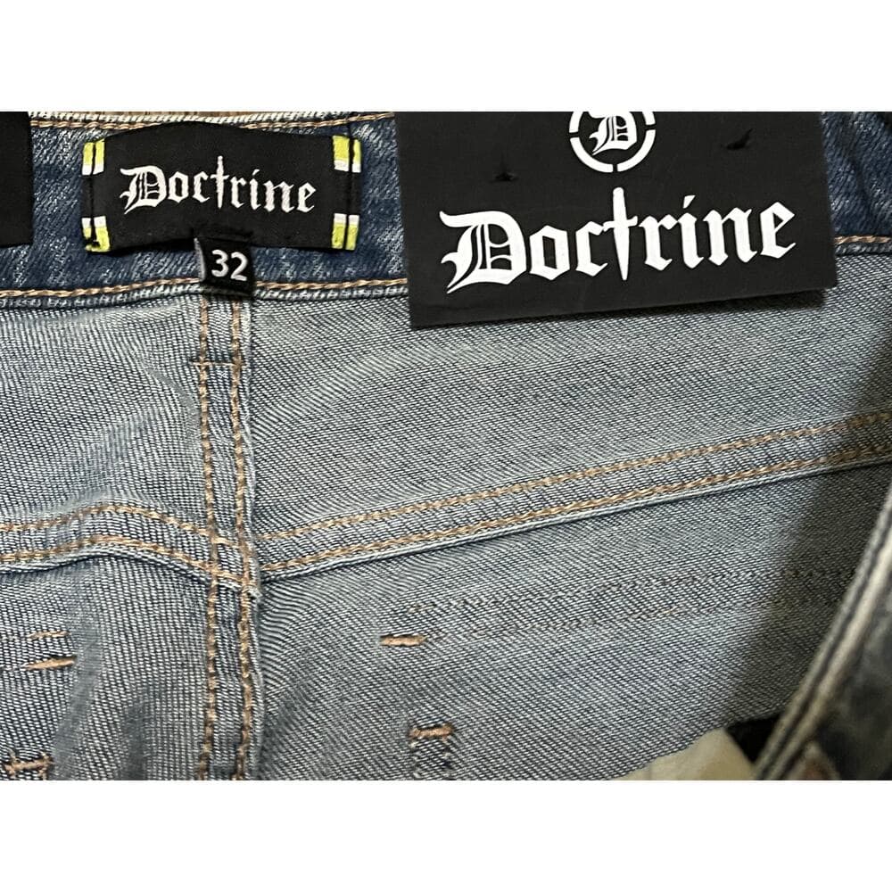 Doctrine Denim Blue Men’s Superstack Men’s Jean’s Size 32 - Thumbnail 3