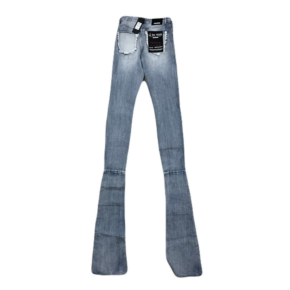 Si Tu Veux Brutini’23 Jeans Indigo Wash Mens Superstack Size 32 - Thumbnail 2