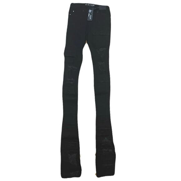 Si Tu Veux Brutini Jeans Jet Black Superstack Men’s Size 30 - Thumbnail 7