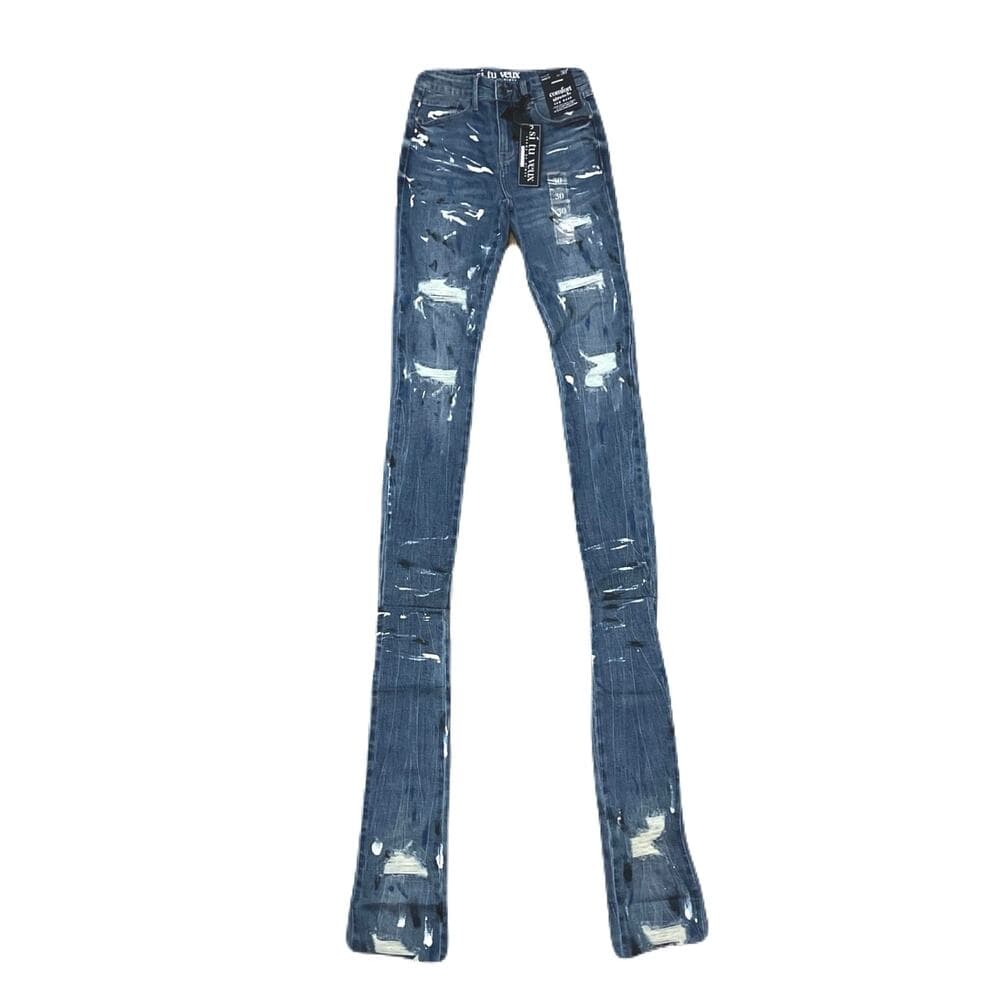 Si Tu Veux Marc Jean’s Indigo Wash Size 34 Men’s Superstack - Thumbnail 5