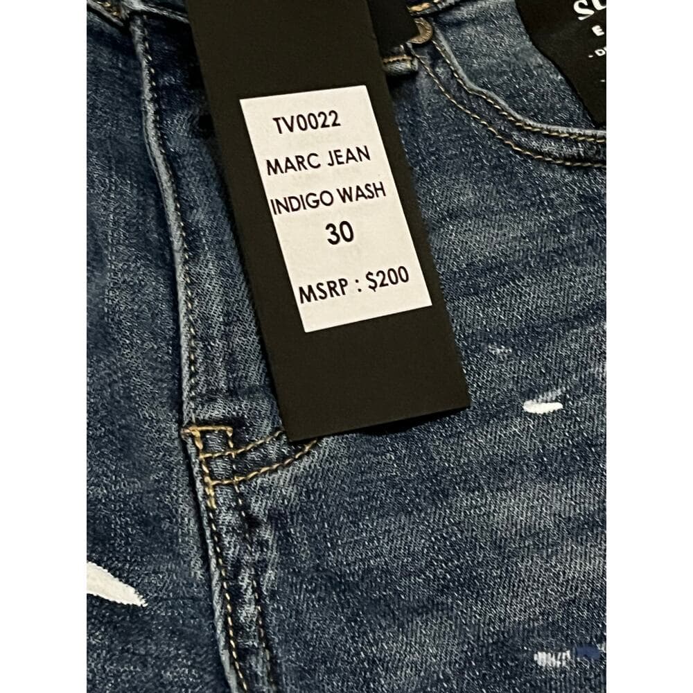 Si Tu Veux Marc Jean’s Indigo Wash Size 30 Men’s Superstack - Thumbnail 3