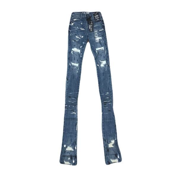 Si Tu Veux Marc Jean’s Indigo Wash Size 34 Men’s Superstack - Thumbnail 6
