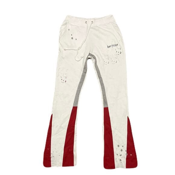 Doctrine Men’s White & Red Superstack Sweatpants Size Medium - Thumbnail 7