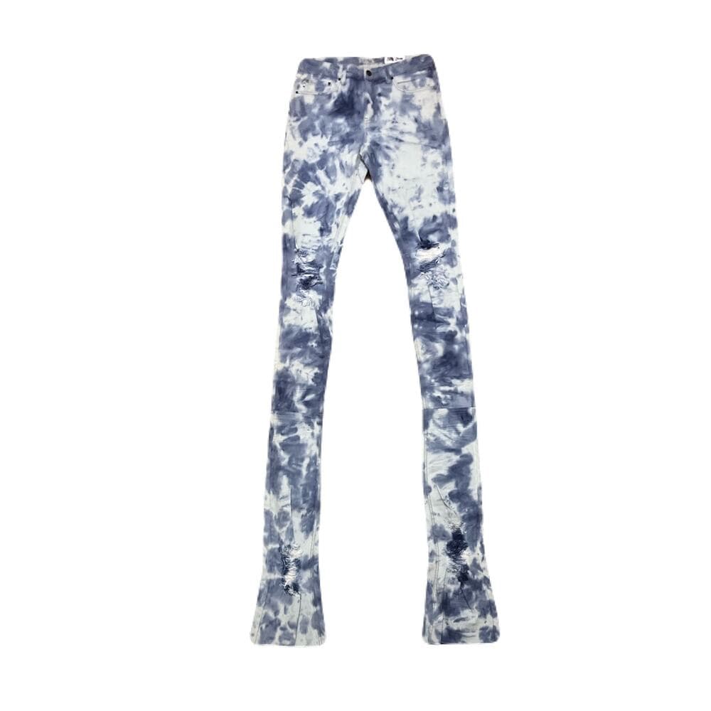 Si Tu Veux Light Blue Superstack Stack With Tie On Them Size 32 - Thumbnail 7