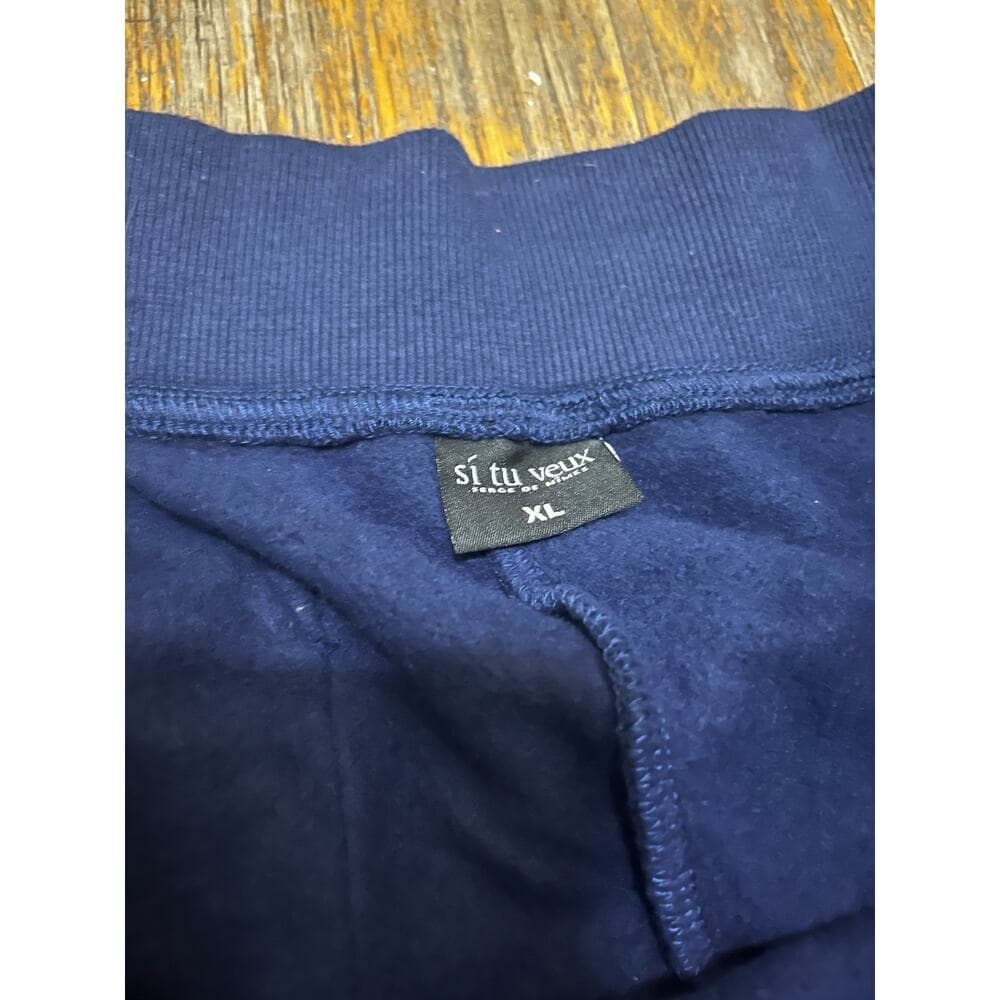 Si Tu Veux Blue Men’s Superstack Sweatpants Size XL - Thumbnail 2