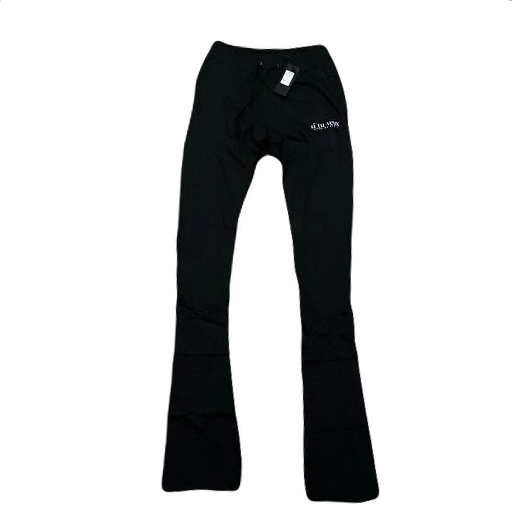Si Tu Veux Superstack Men’s Black Sweatpants Size XL - Thumbnail 5