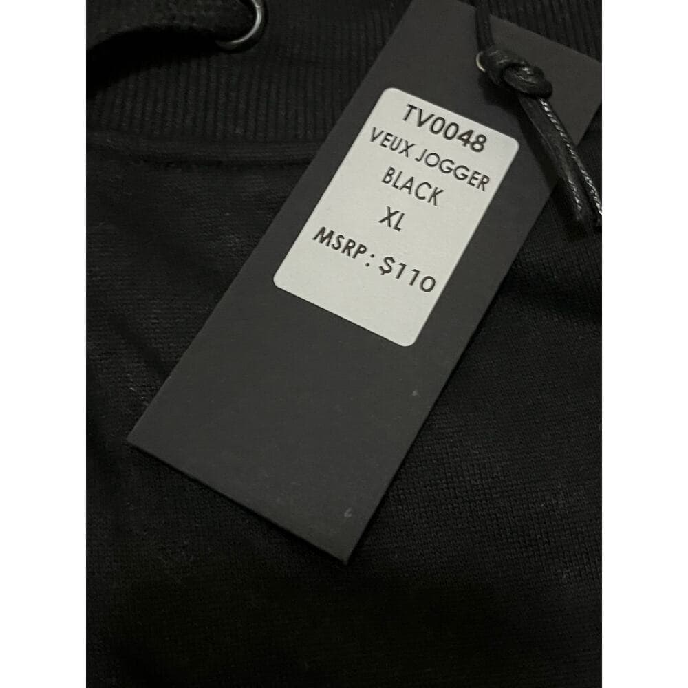 Si Tu Veux Superstack Men’s Black Sweatpants Size XL - Thumbnail 2