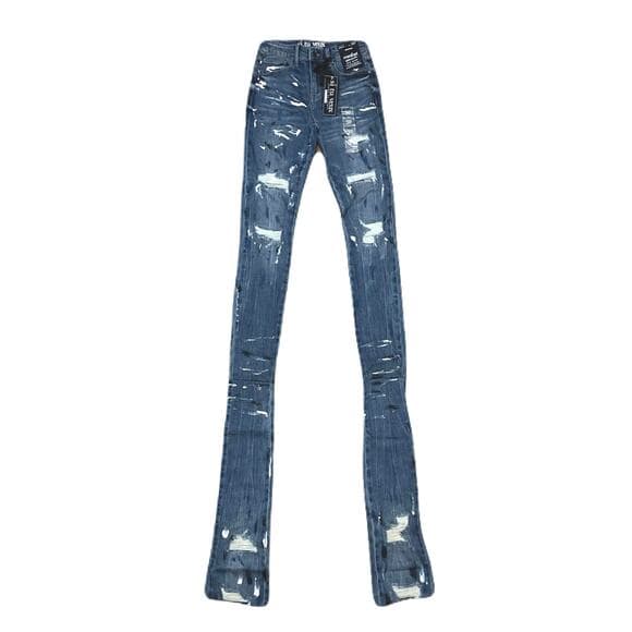 Si Tu Veux Marc Jean’s Indigo Wash Size 38 Men’s Superstack - Thumbnail 6