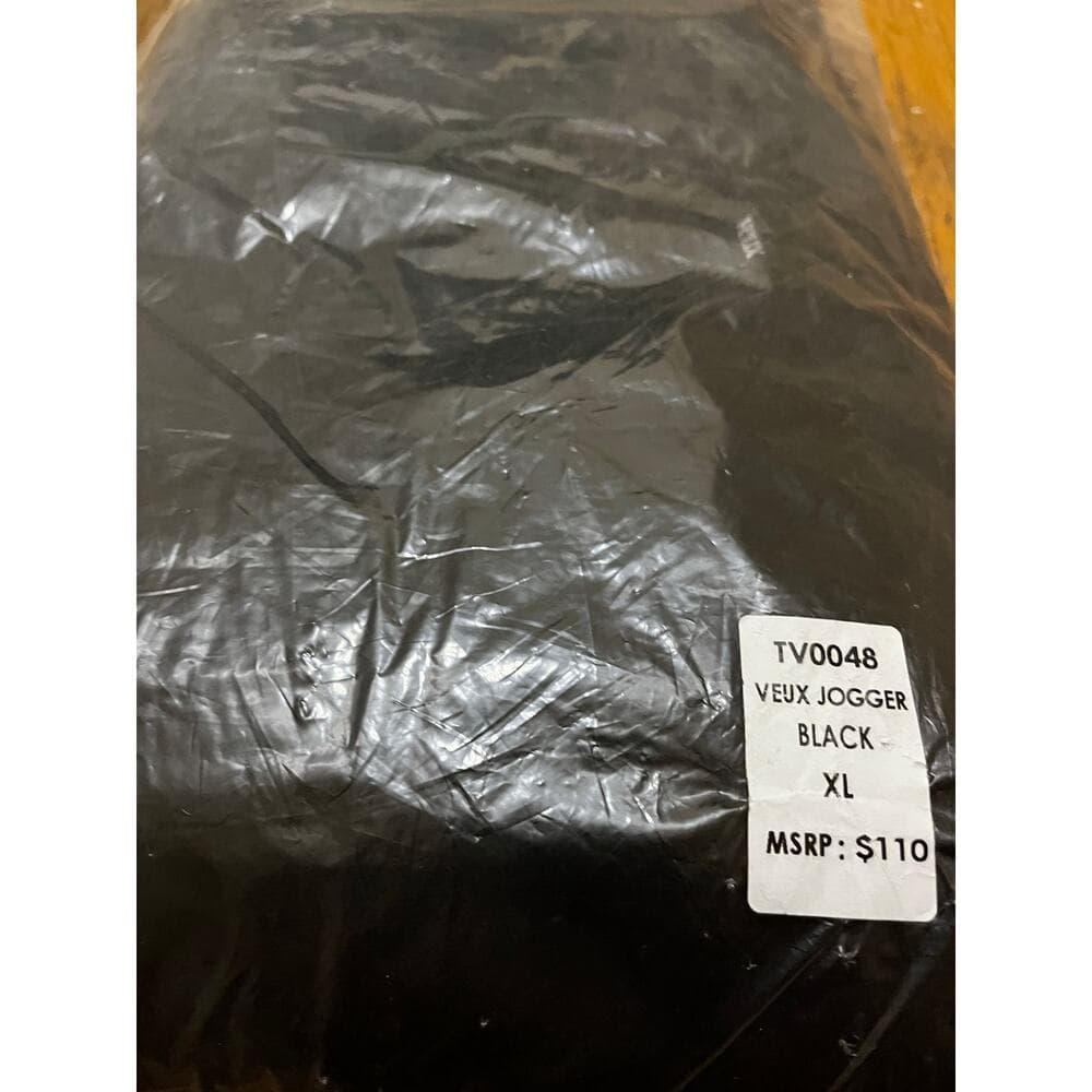Si Tu Veux Superstack Men’s Black Sweatpants Size XL - Thumbnail 4
