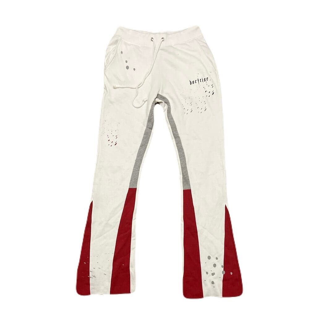 Doctrine Men’s White & Red Superstack Sweatpants Size Medium - Thumbnail 6