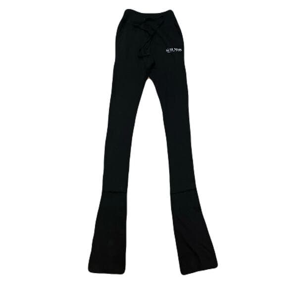 Si Tu Veux Black Men’s Superstack Sweatpants Size Small - Thumbnail 6