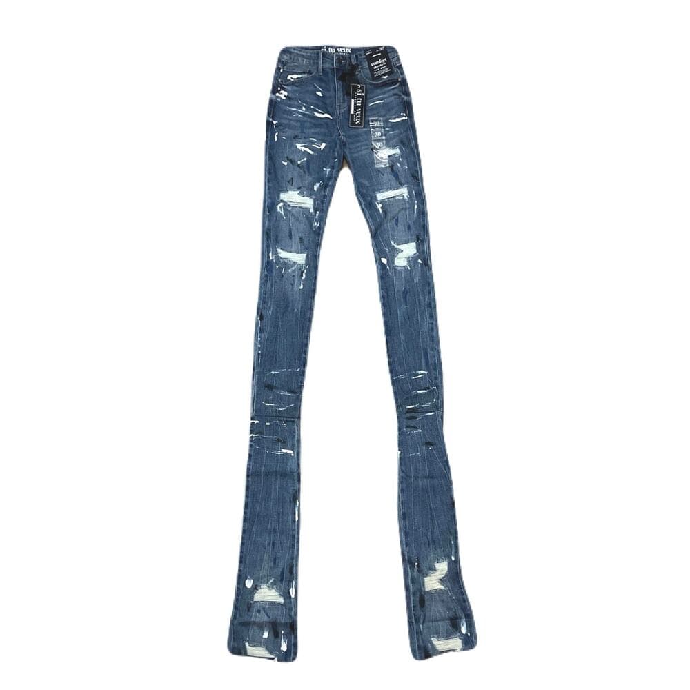 Si Tu Veux Marc Jean’s Indigo Wash Size 30 Men’s Superstack - Thumbnail 6