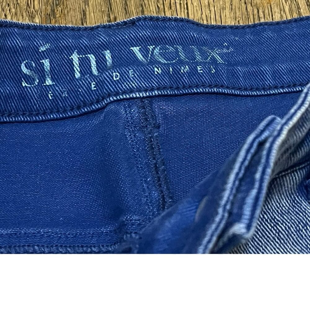 Si Tu Veux Royal Blue Superstack Men’s Jean’s Size 32 - Thumbnail 4