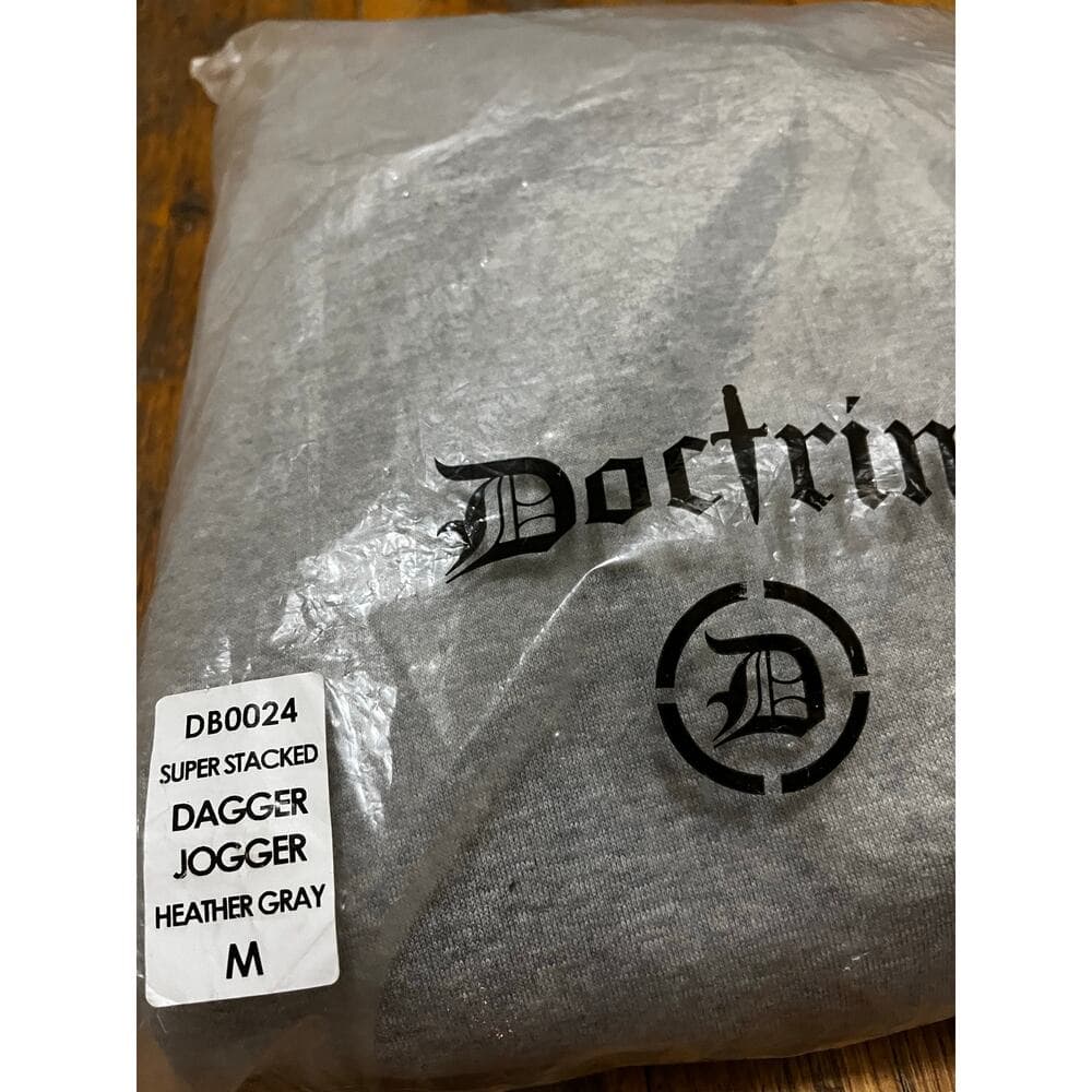Doctrine Gray Men’s Superstack Sweatpants Size Medium - Thumbnail 5