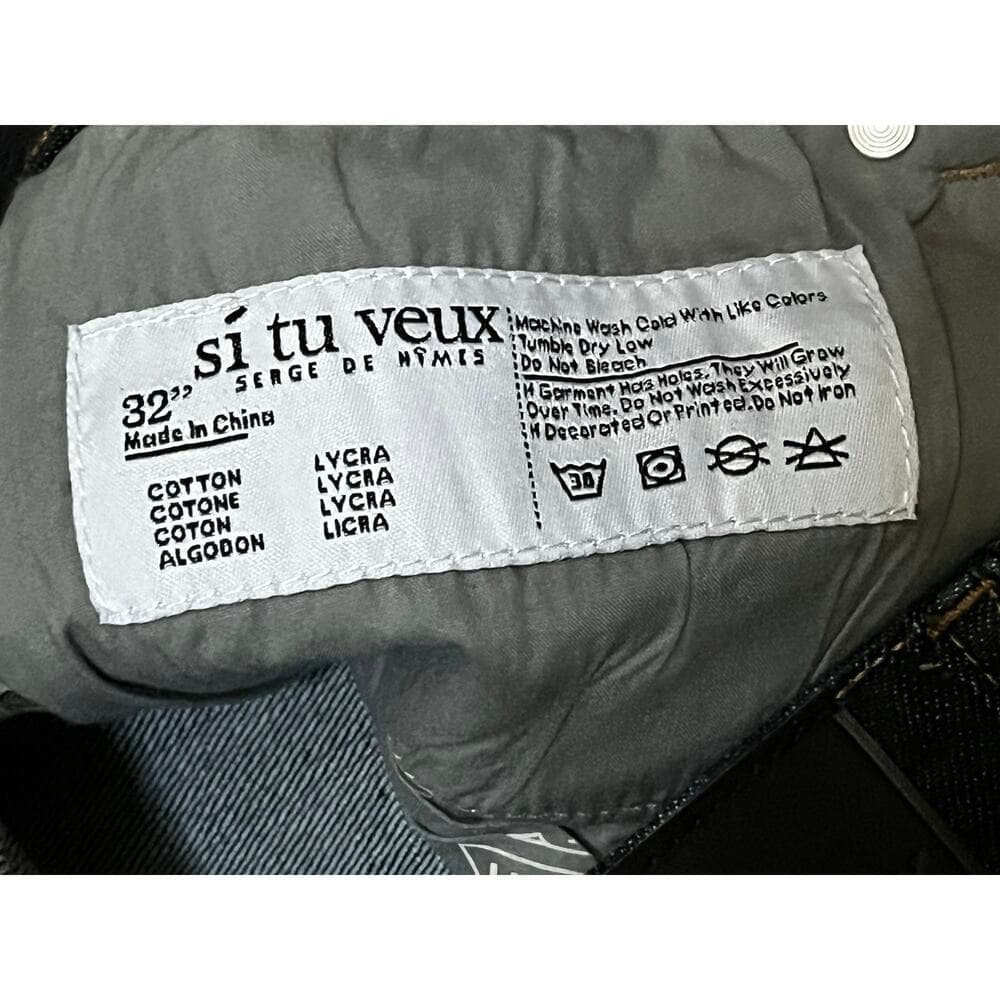 Doctrine Dark Blue Superstack Men’s Jean’s Size 32 - Thumbnail 4