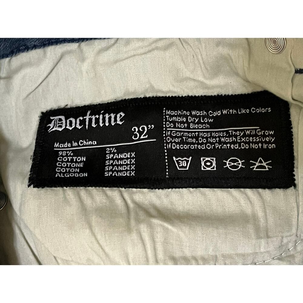 Doctrine Light Blue Superstack Men’s Jean’s Size 32 - Thumbnail 3