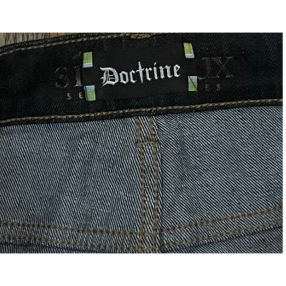 Doctrine Dark Blue Superstack Men’s Jean’s Size 32 - Thumbnail 5