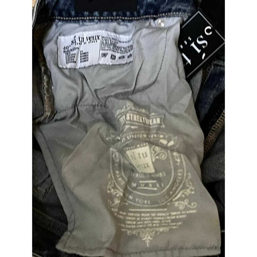 Si Tu Veux Brutini Jeans Indigo Wash Superstack Men’s Size 40 - Thumbnail 4