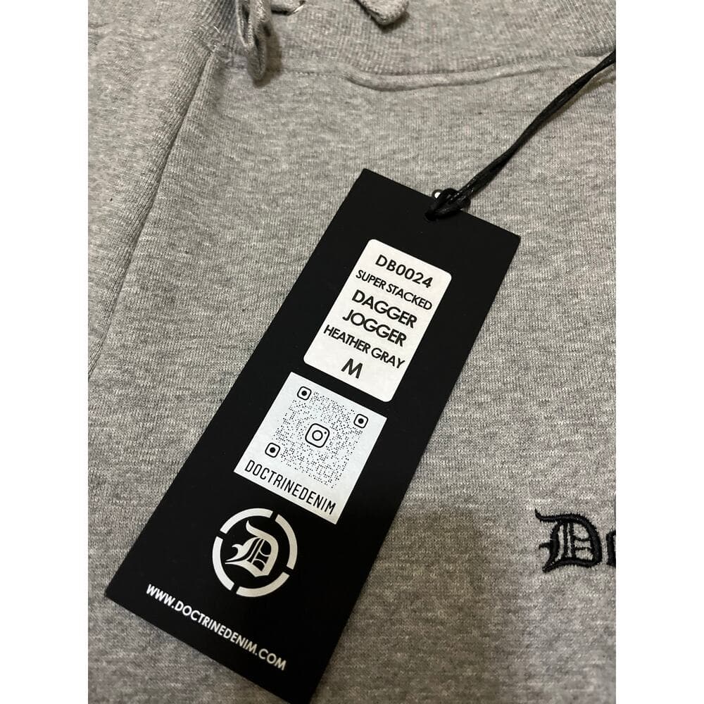 Doctrine Gray Men’s Superstack Sweatpants Size Medium - Thumbnail 2
