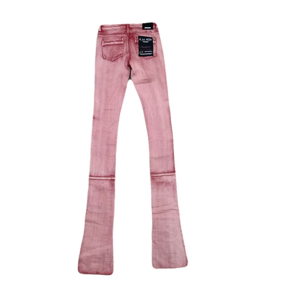 Si Tu Veux Men’s Superstack Red Jean’s Size 32 - Thumbnail 2
