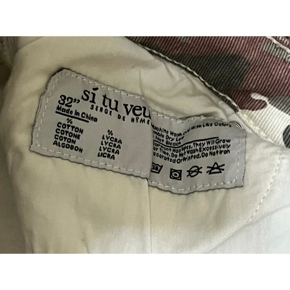 Si Tu Veux Cream Amy Superstack Men’s Jeans Size 32 - Thumbnail 4
