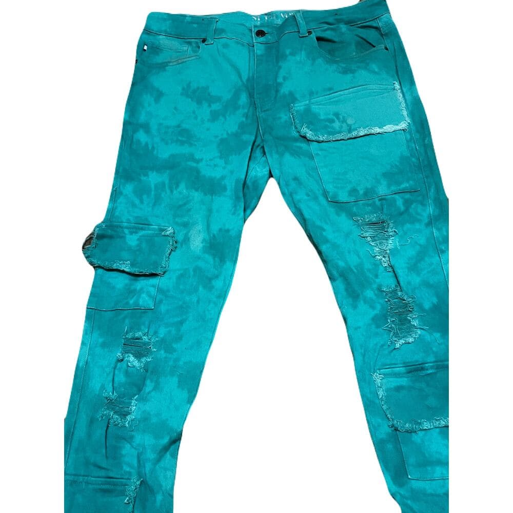 Si Tu Veux Superstack Mint Men’s Jean’s Size 36 - Thumbnail 3