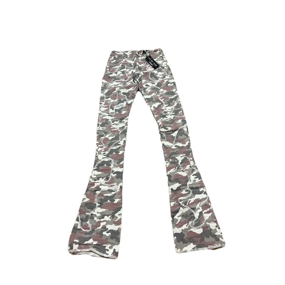 Si Tu Veux Cream Amy Superstack Men’s Jeans Size 32 - Thumbnail 2