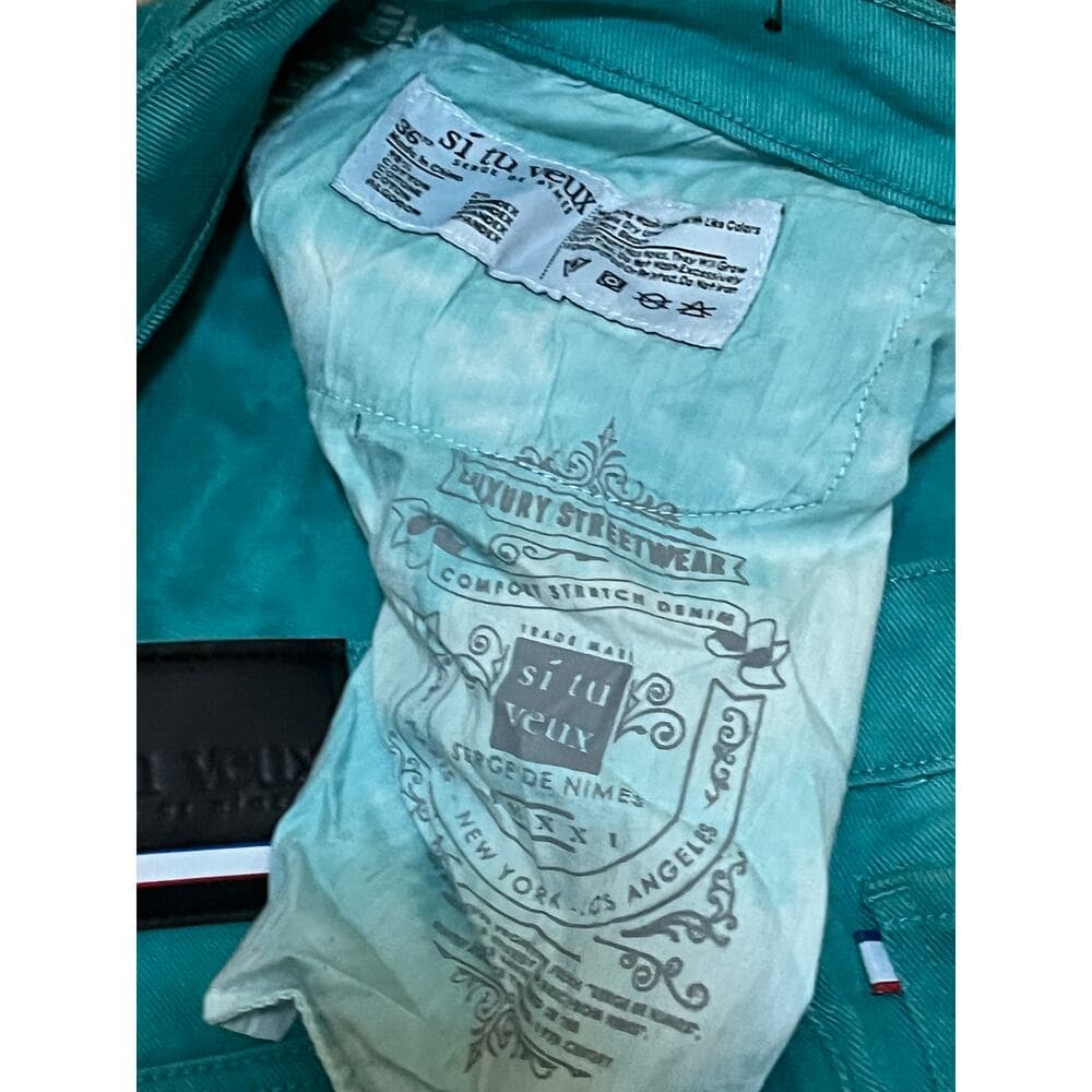 Si Tu Veux Superstack Mint Men’s Jean’s Size 36 - Thumbnail 6