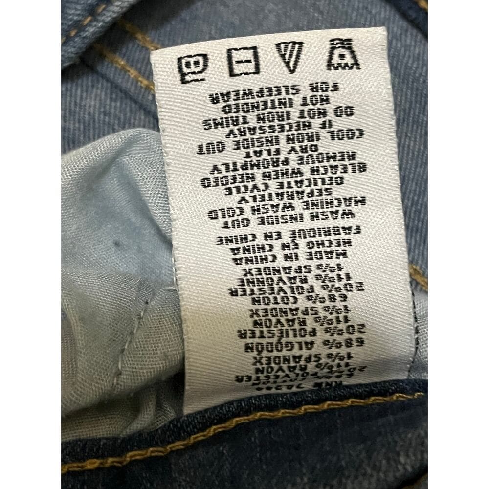 DKNY Girls Blue Jean’s Size 7 In Good Condition - Thumbnail 3