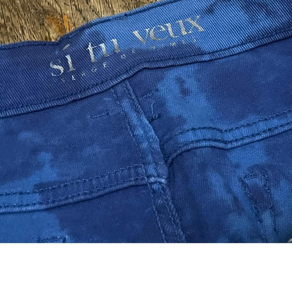 Si Tu Veux Royal Blue Superstack Men’s Jean’s Size 32 - Thumbnail 3