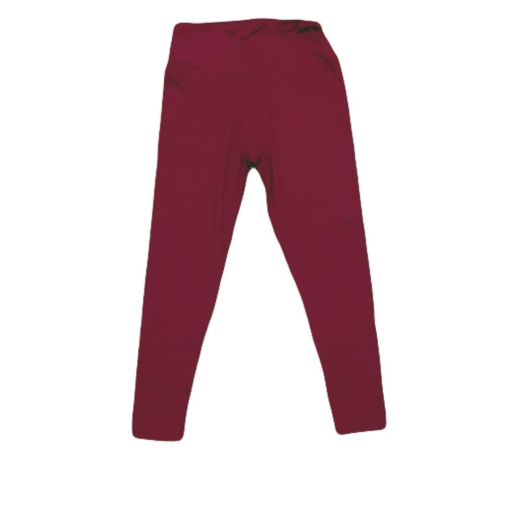 Women’s burgundy leggings Size Large X Large - Thumbnail 4