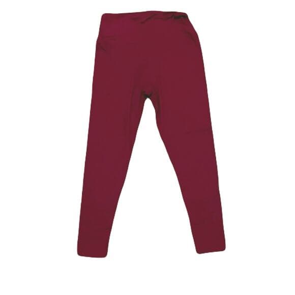 Women’s burgundy leggings Size Large X Large - Thumbnail 5