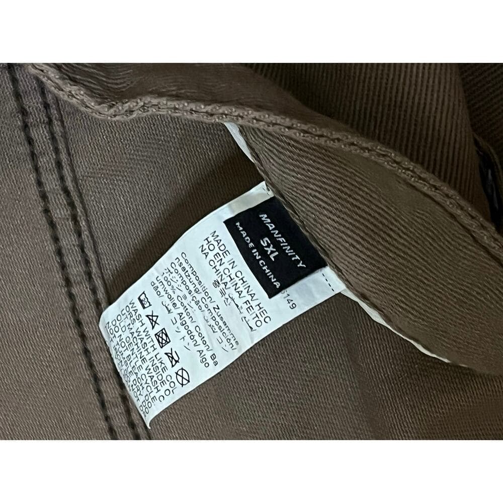 Manfinity Brown Men’s Jean,s Size 5XL - Thumbnail 2