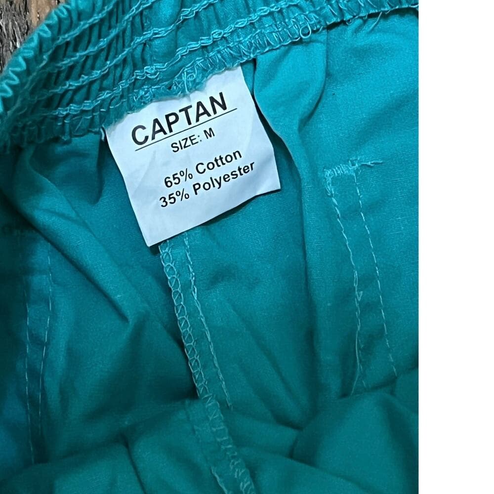 Captan Green unisex Scrub Pants Size Medium - Thumbnail 4