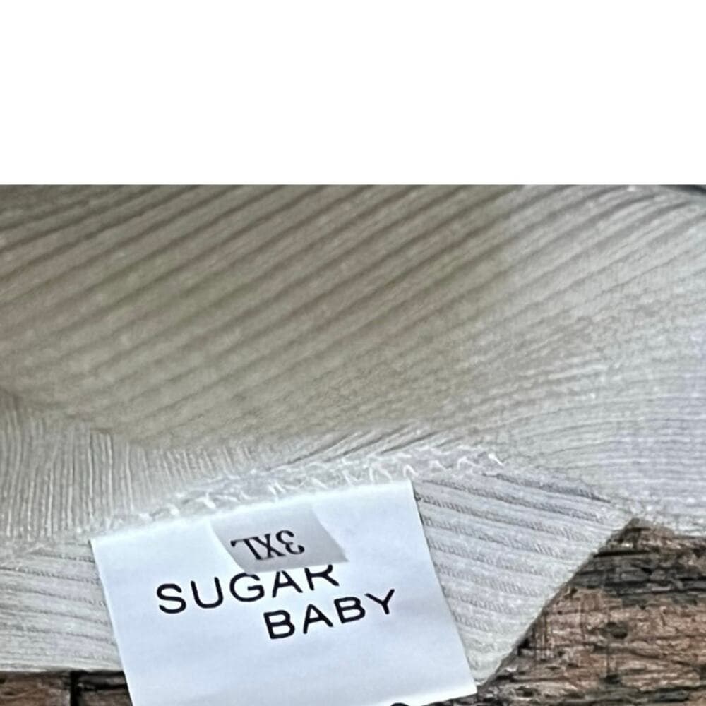 Suger Baby White Women’s Leggings Size 3XL - Thumbnail 2