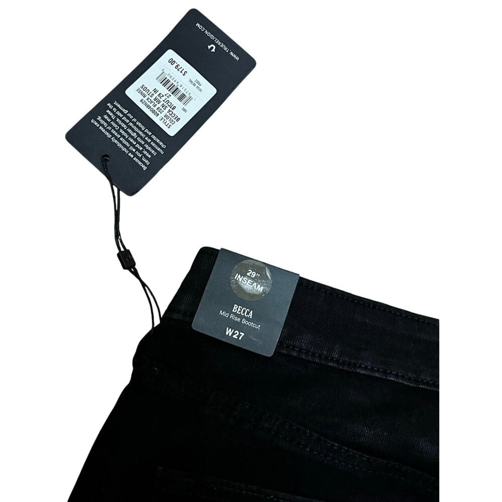 True Religion All Black Women’s Pants Size 27 - Thumbnail 5