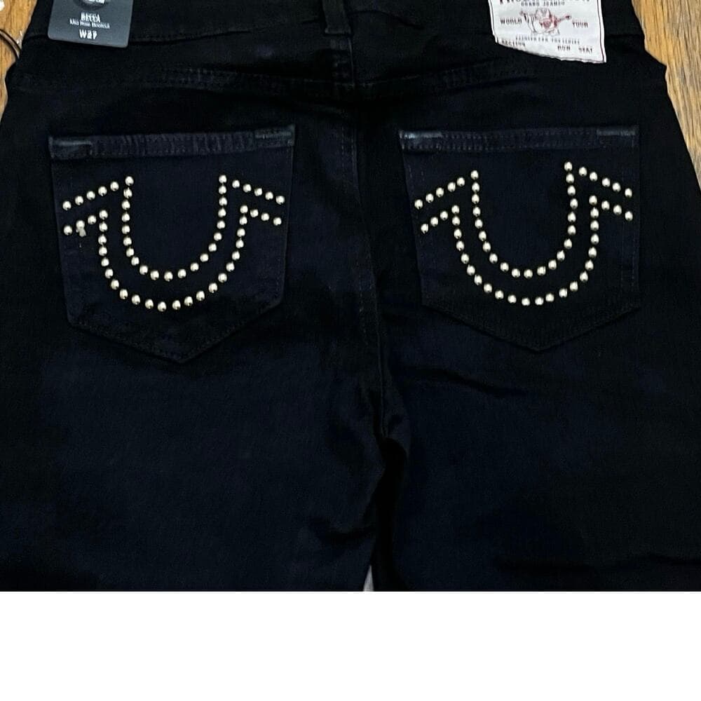 True Religion All Black Women’s Pants Size 27 - Thumbnail 4
