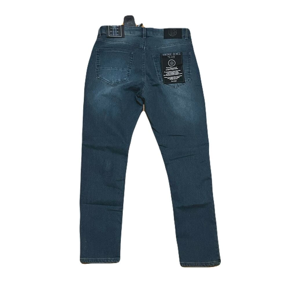 Vintage Genes Black Men’s Blue Jeans Size 32W X 30L - Thumbnail 2
